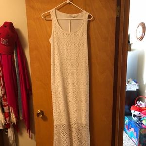 Ivory, lace dress